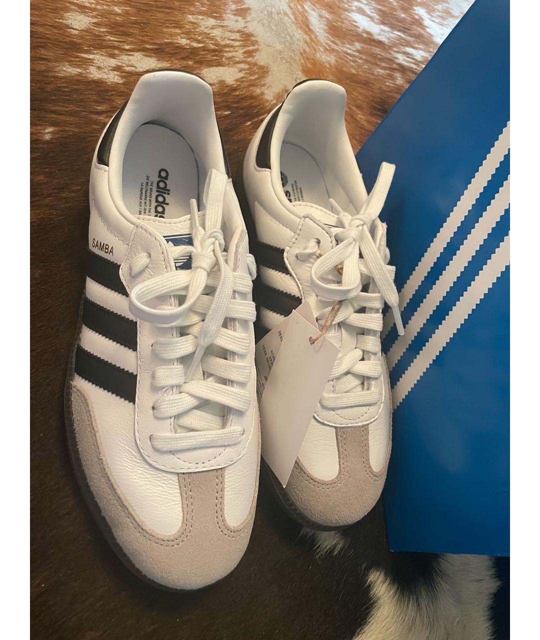 ADIDAS Белые кеды, фото 2