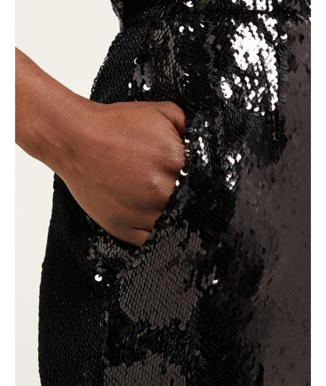 ALEXANDRE VAUTHIER Черное вискозное вечернее платье, фото 6