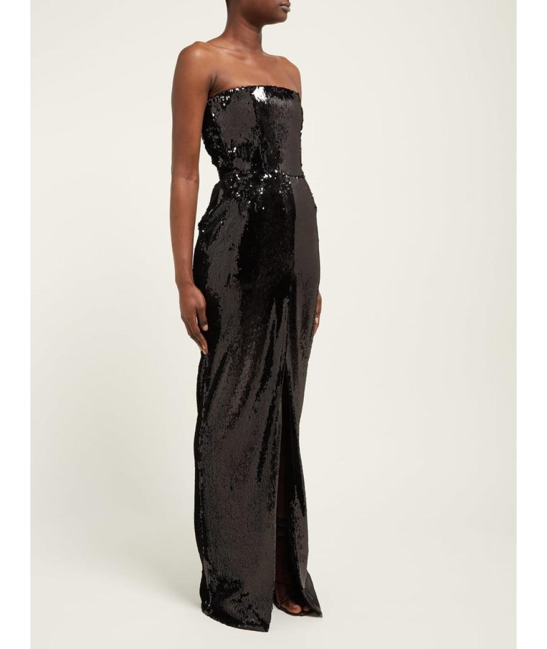 ALEXANDRE VAUTHIER Черное вискозное вечернее платье, фото 4