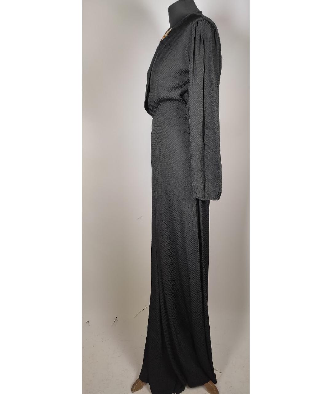 CHLOE Черное ацетатное вечернее платье, фото 2