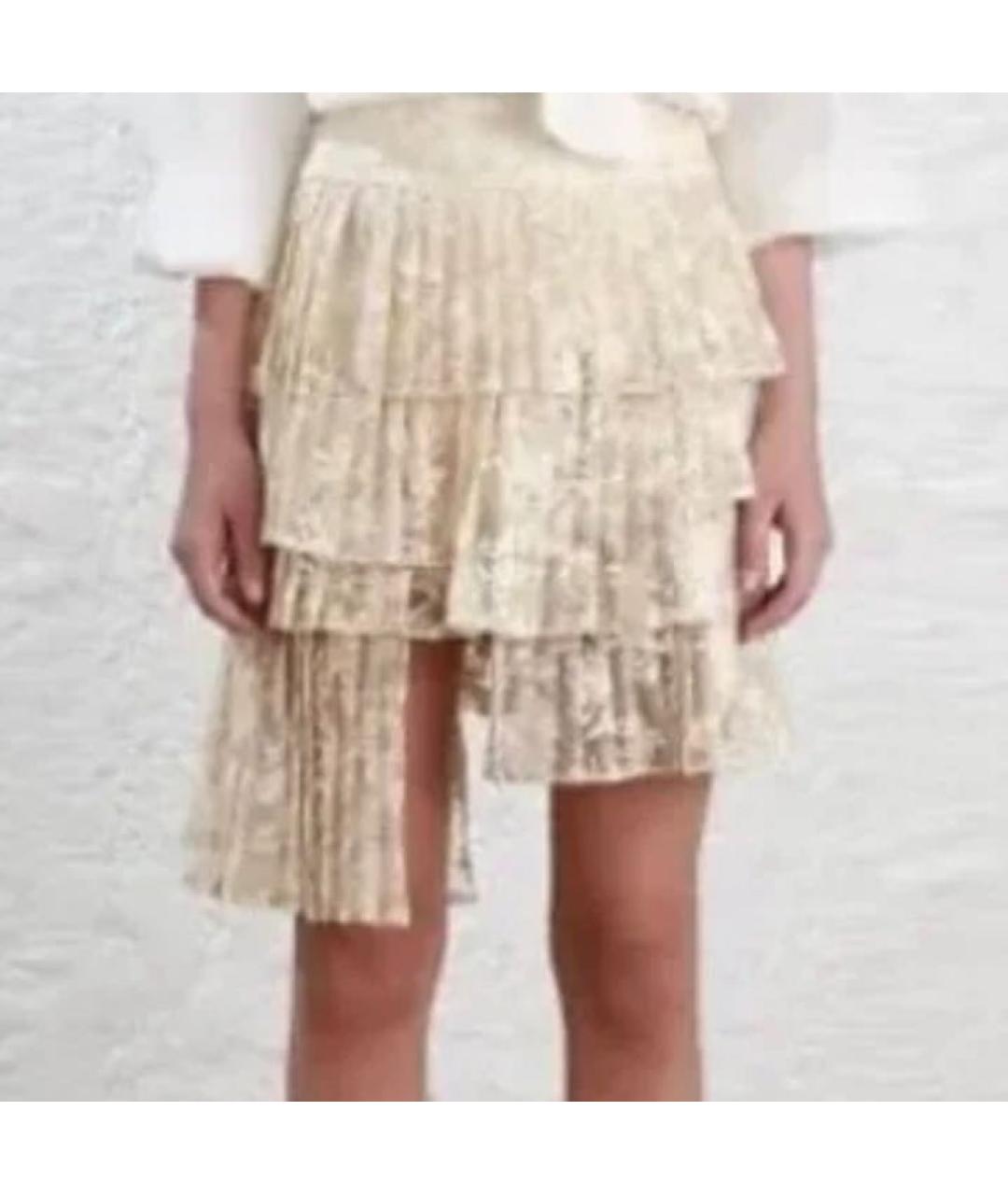 ZIMMERMANN Шелковая юбка мини, фото 7