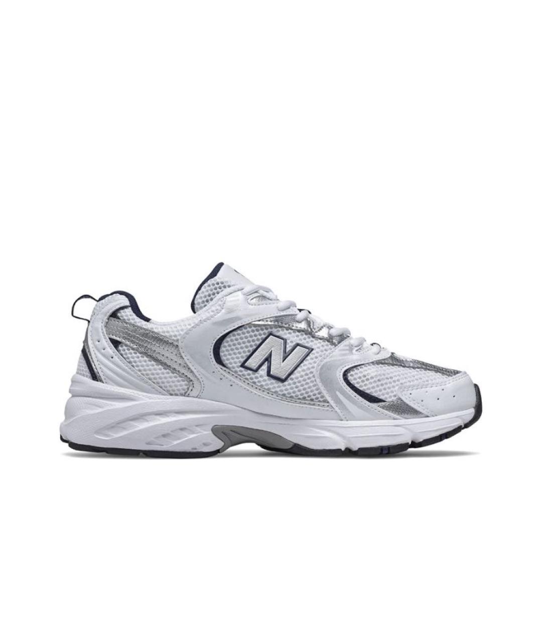 NEW BALANCE Белые текстильные кроссовки, фото 1