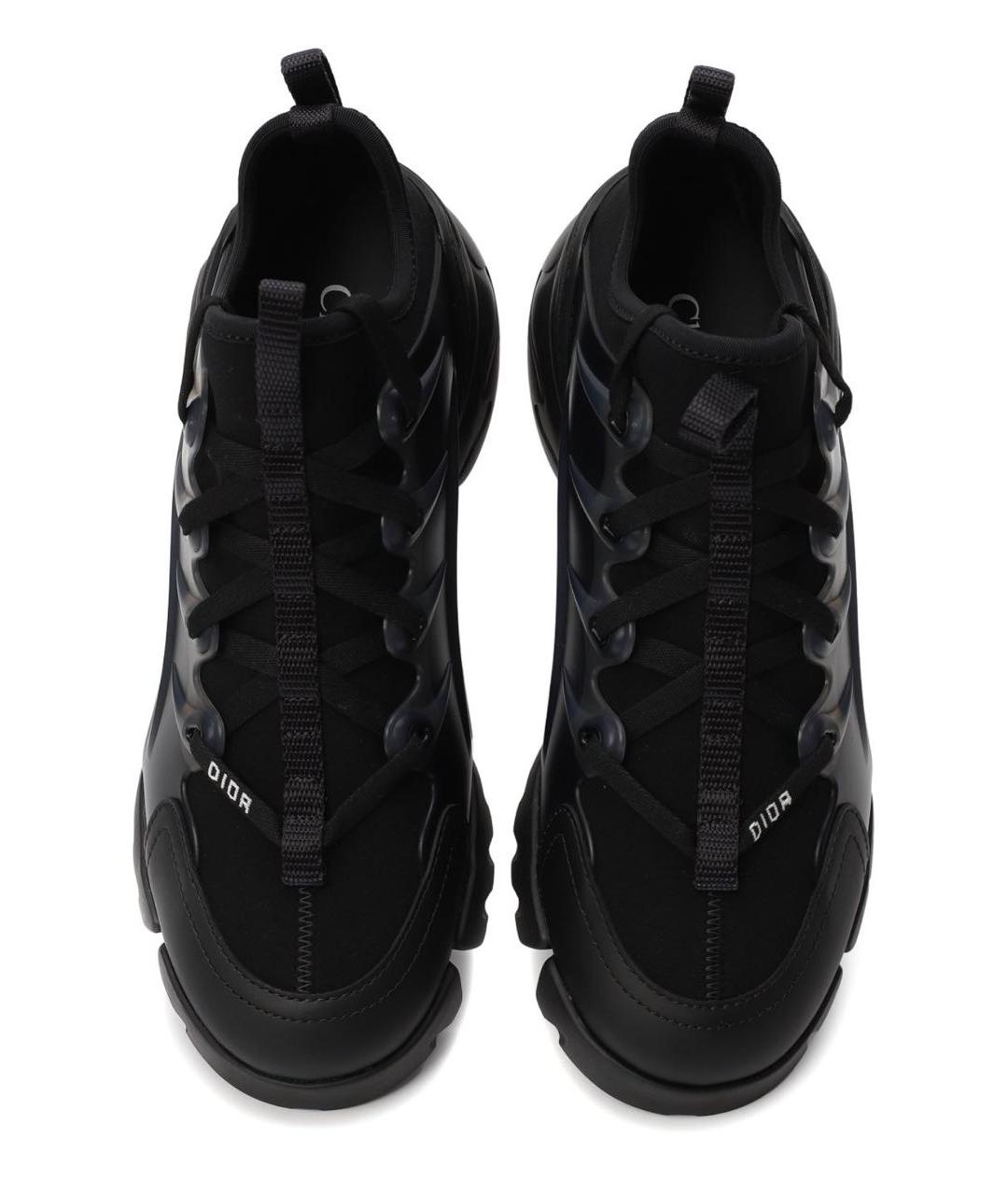 CHRISTIAN DIOR Черные резиновые кроссовки, фото 2
