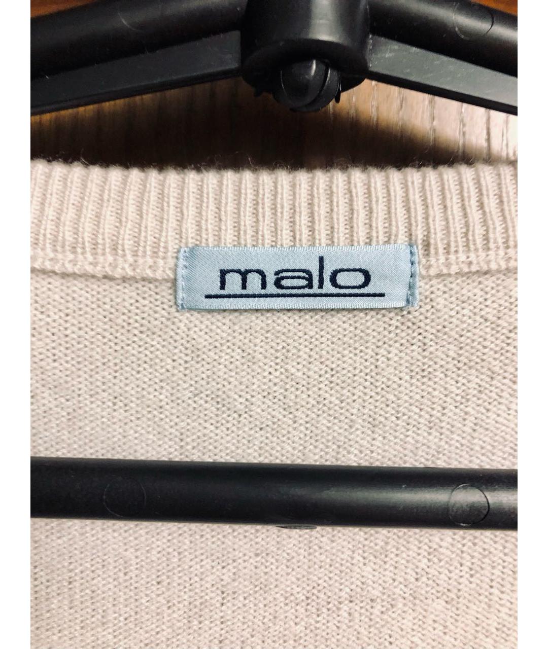 MALO Серый кашемировый джемпер / свитер, фото 3