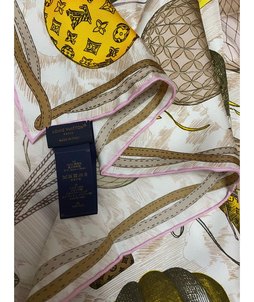 LOUIS VUITTON PRE-OWNED Шелковый платок, фото 3
