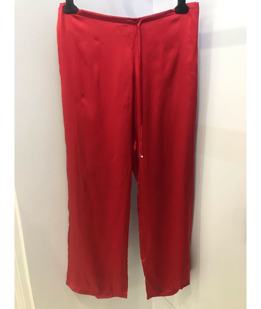 LA PERLA Красная шелковая пижама, фото 2