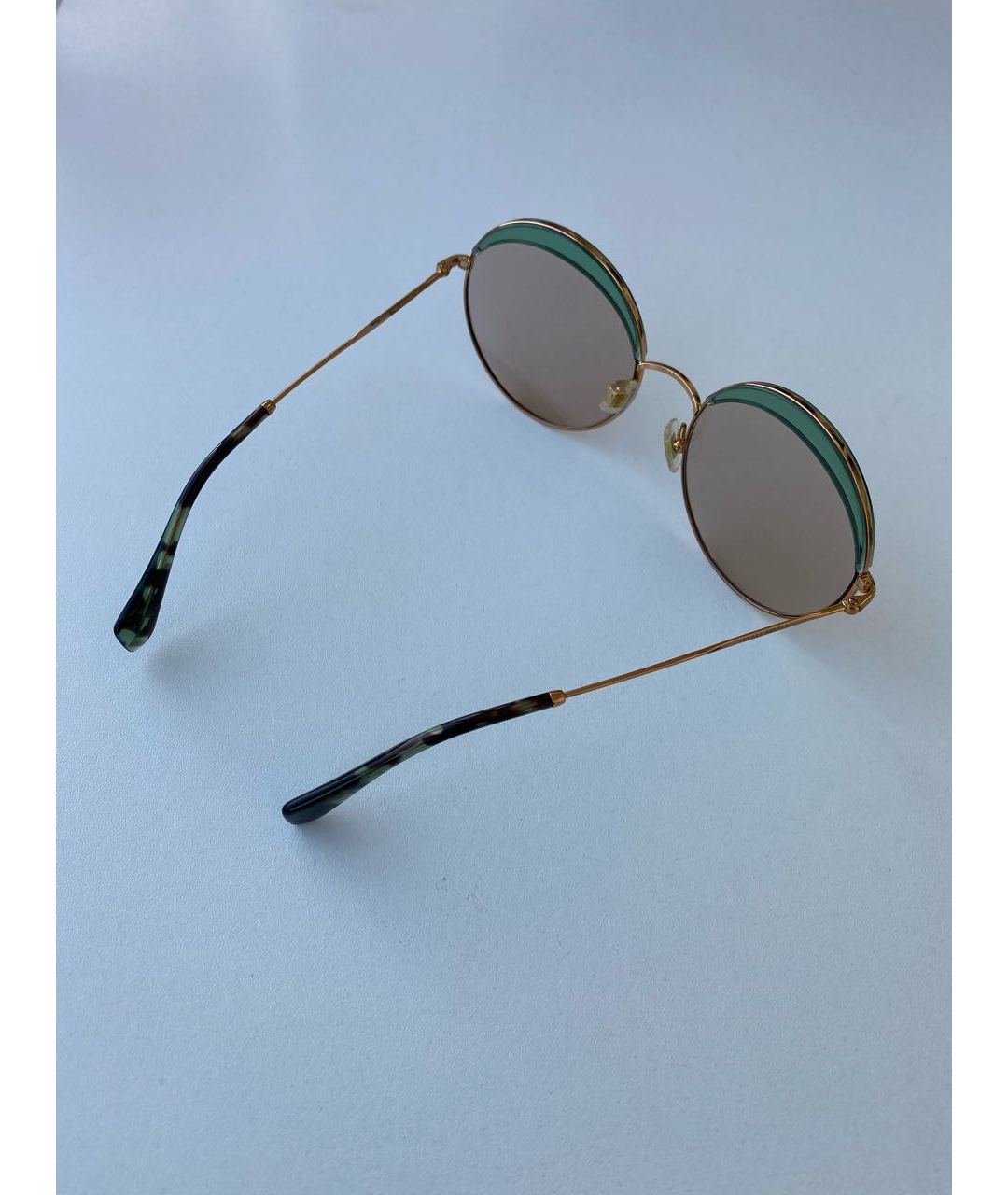 MIU MIU Металлические солнцезащитные очки, фото 3