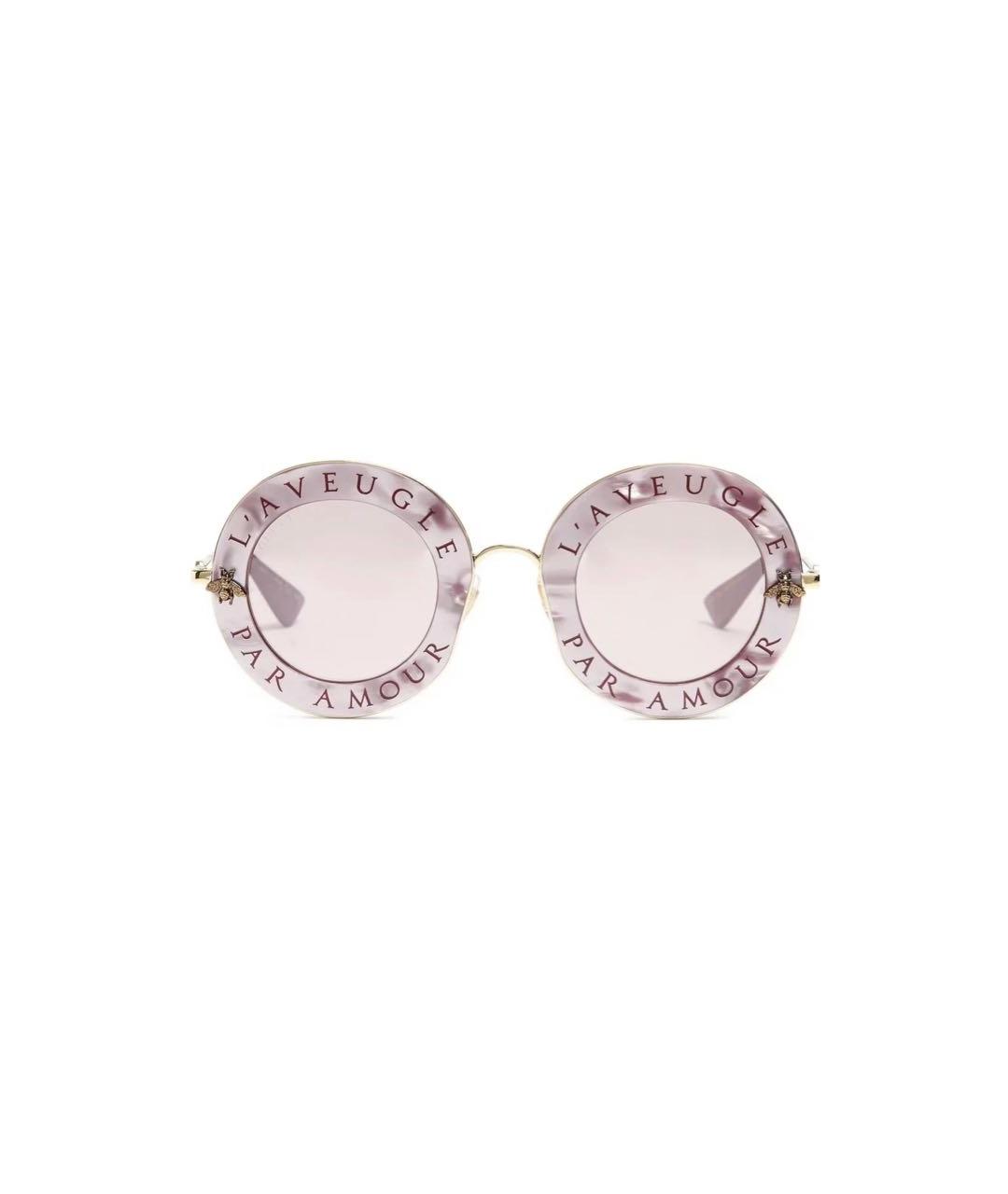 GUCCI Фиолетовые солнцезащитные очки, фото 4