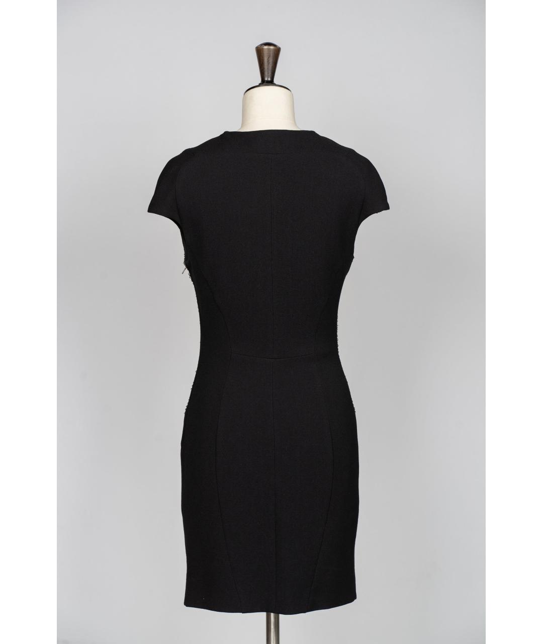 ANTONIO BERARDI Черное шерстяное вечернее платье, фото 2