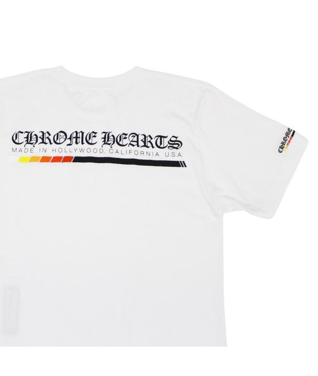 CHROME HEARTS Белая хлопковая футболка, фото 3