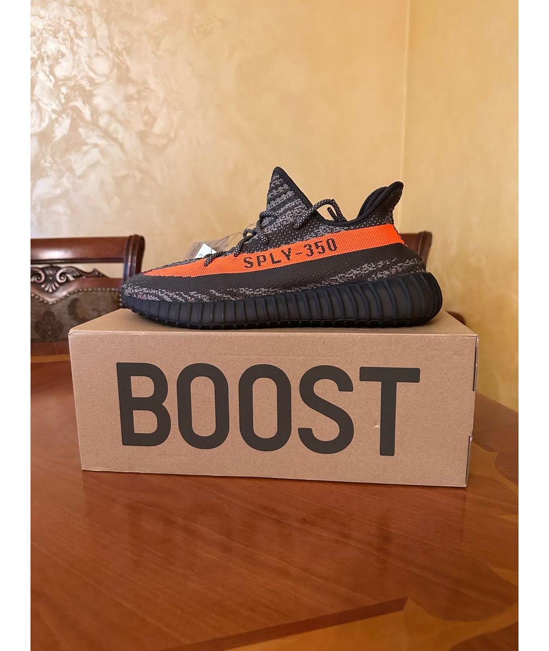 ADIDAS YEEZY Мульти текстильные низкие кроссовки / кеды, фото 6