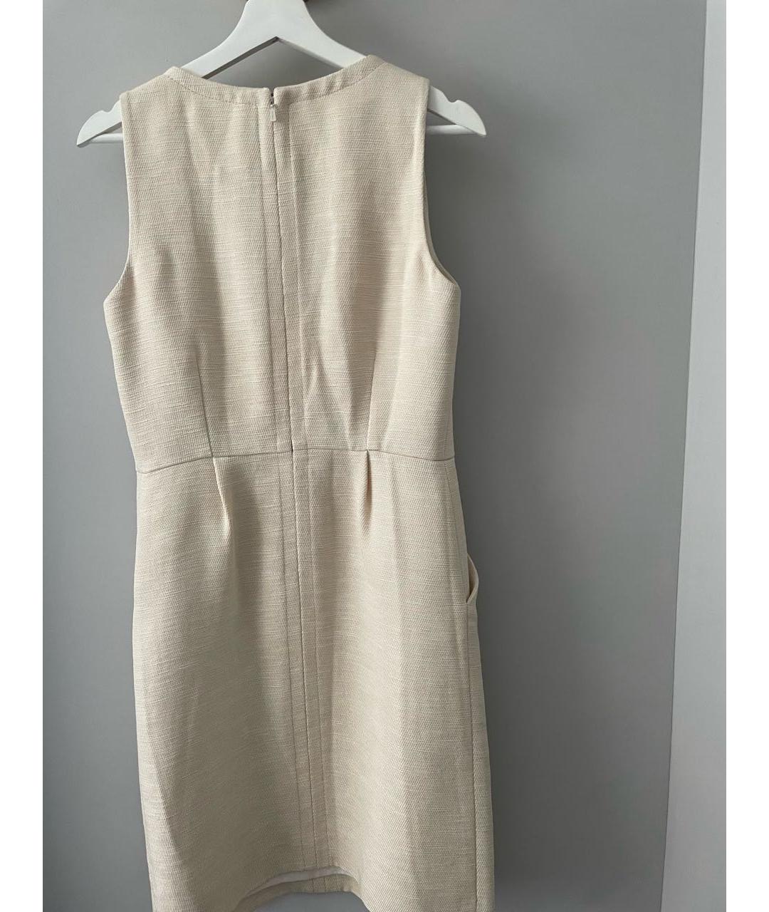 CHLOE Бежевое хлопковое повседневное платье, фото 2