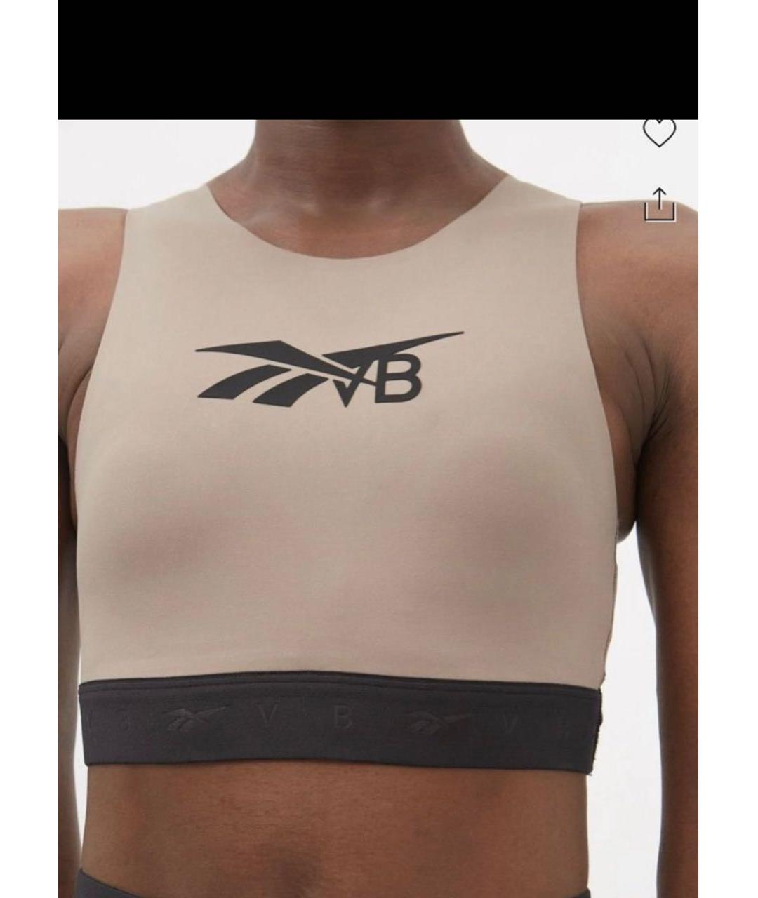 REEBOK VB Хаки хлопко-эластановые спортивные брюки и шорты, фото 3