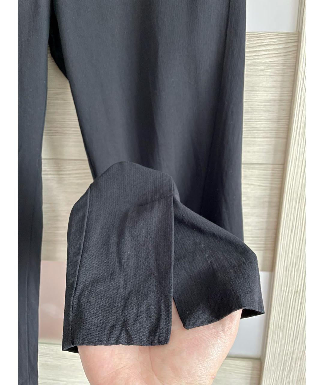 MASNADA Черные шерстяные брюки узкие, фото 4