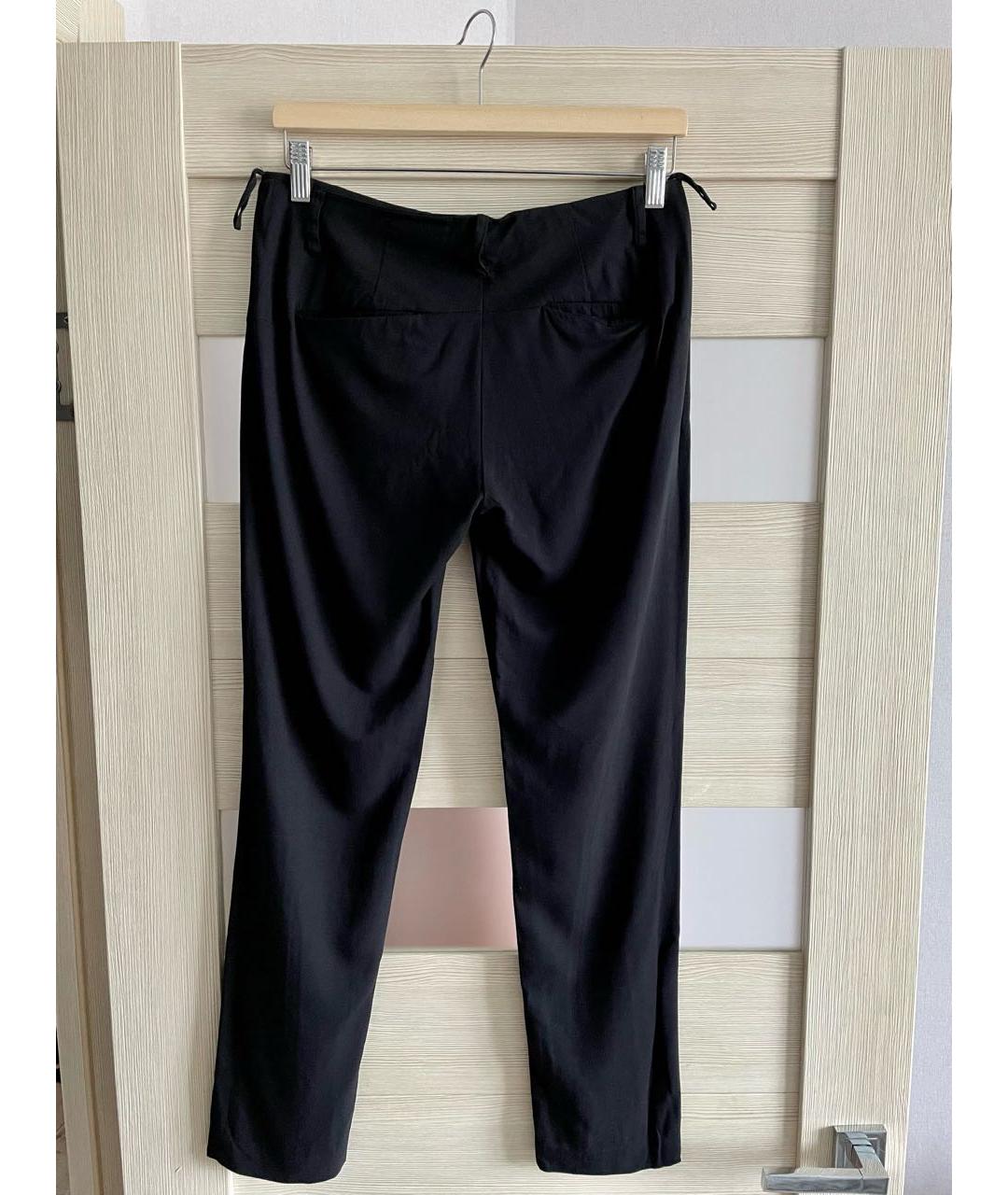 MASNADA Черные шерстяные брюки узкие, фото 2