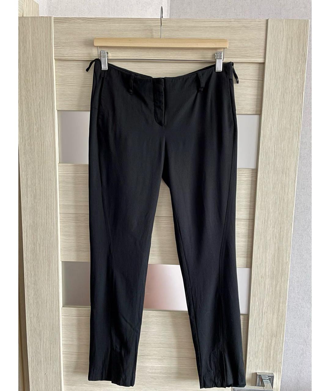 MASNADA Черные шерстяные брюки узкие, фото 9