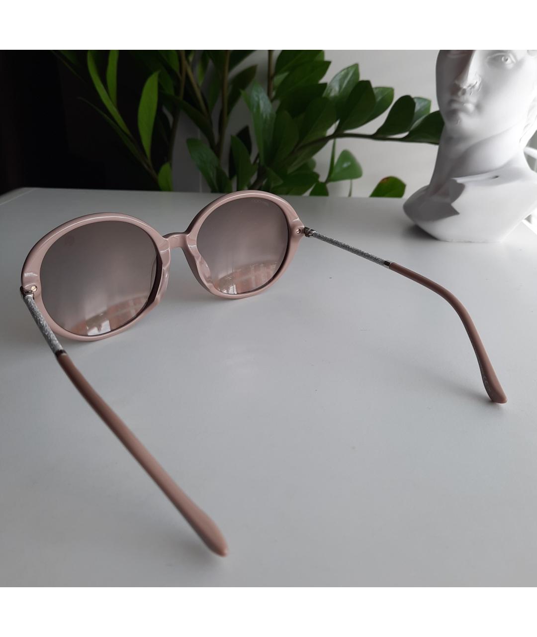 JIMMY CHOO Бежевые солнцезащитные очки, фото 3