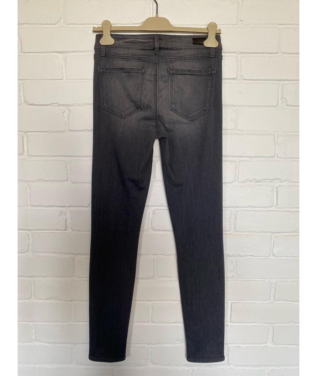 PAIGE Серые хлопко-эластановые джинсы слим, фото 2