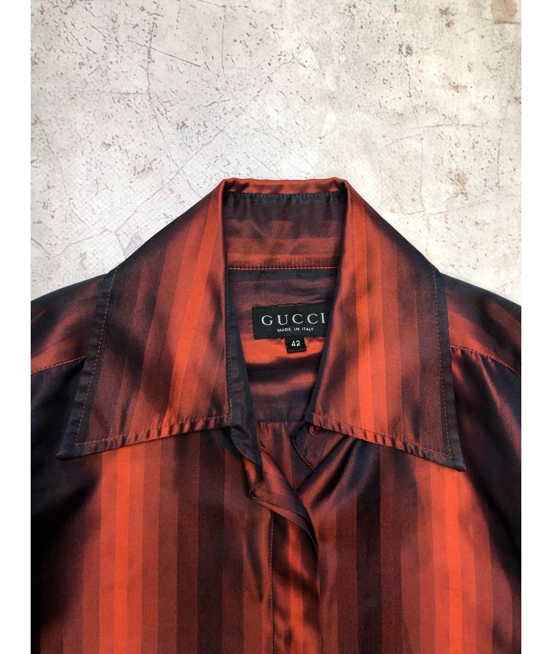 GUCCI Мульти шелковая рубашка, фото 3