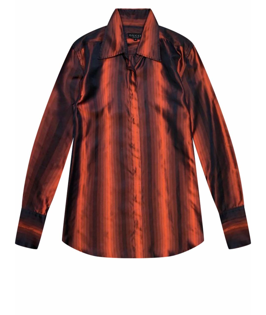 GUCCI Мульти шелковая рубашка, фото 1