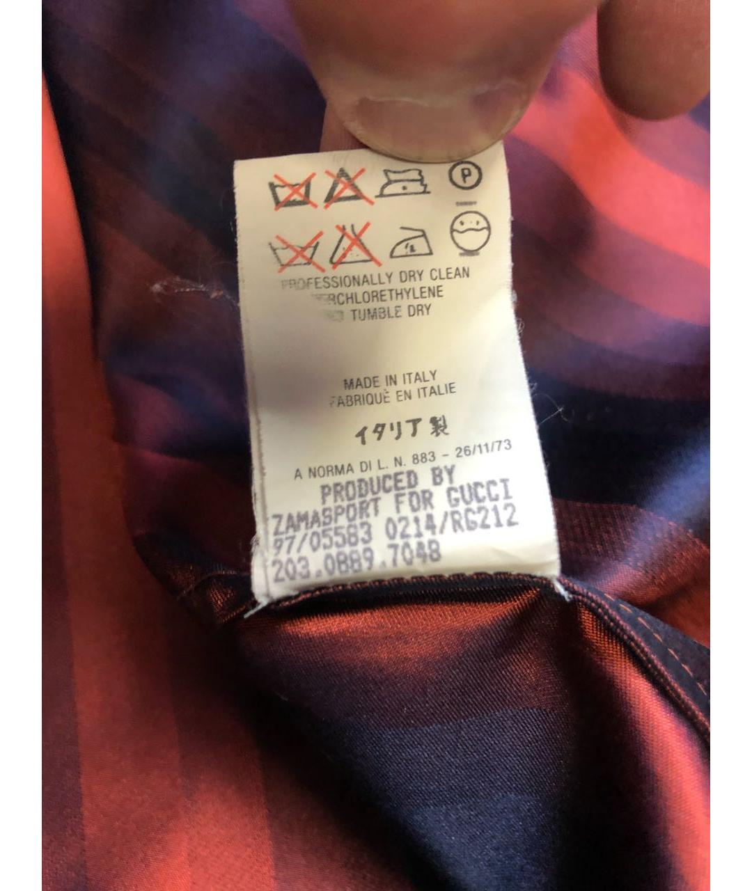 GUCCI Мульти шелковая рубашка, фото 6
