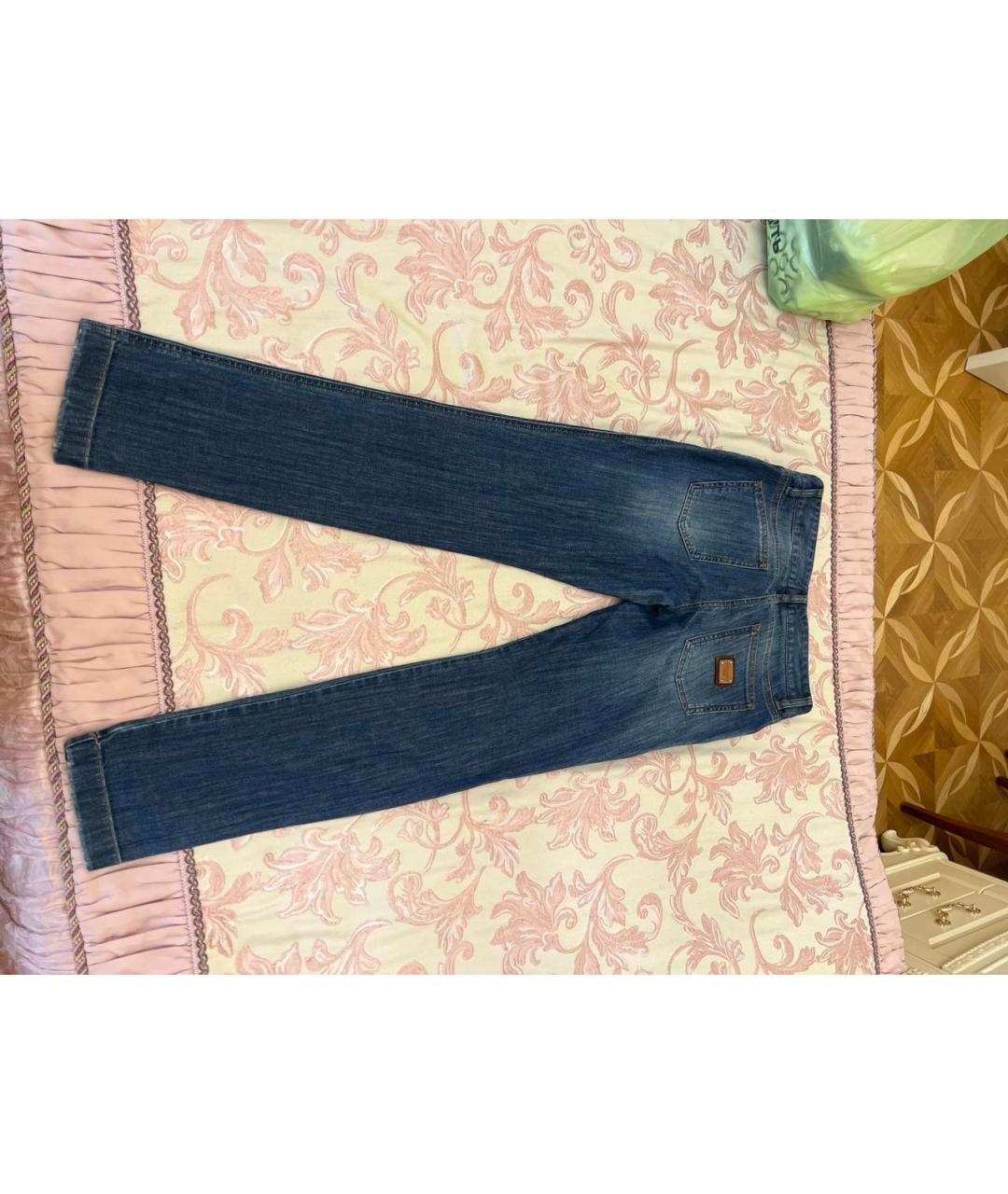 DOLCE&GABBANA Темно-синие джинсы слим, фото 2