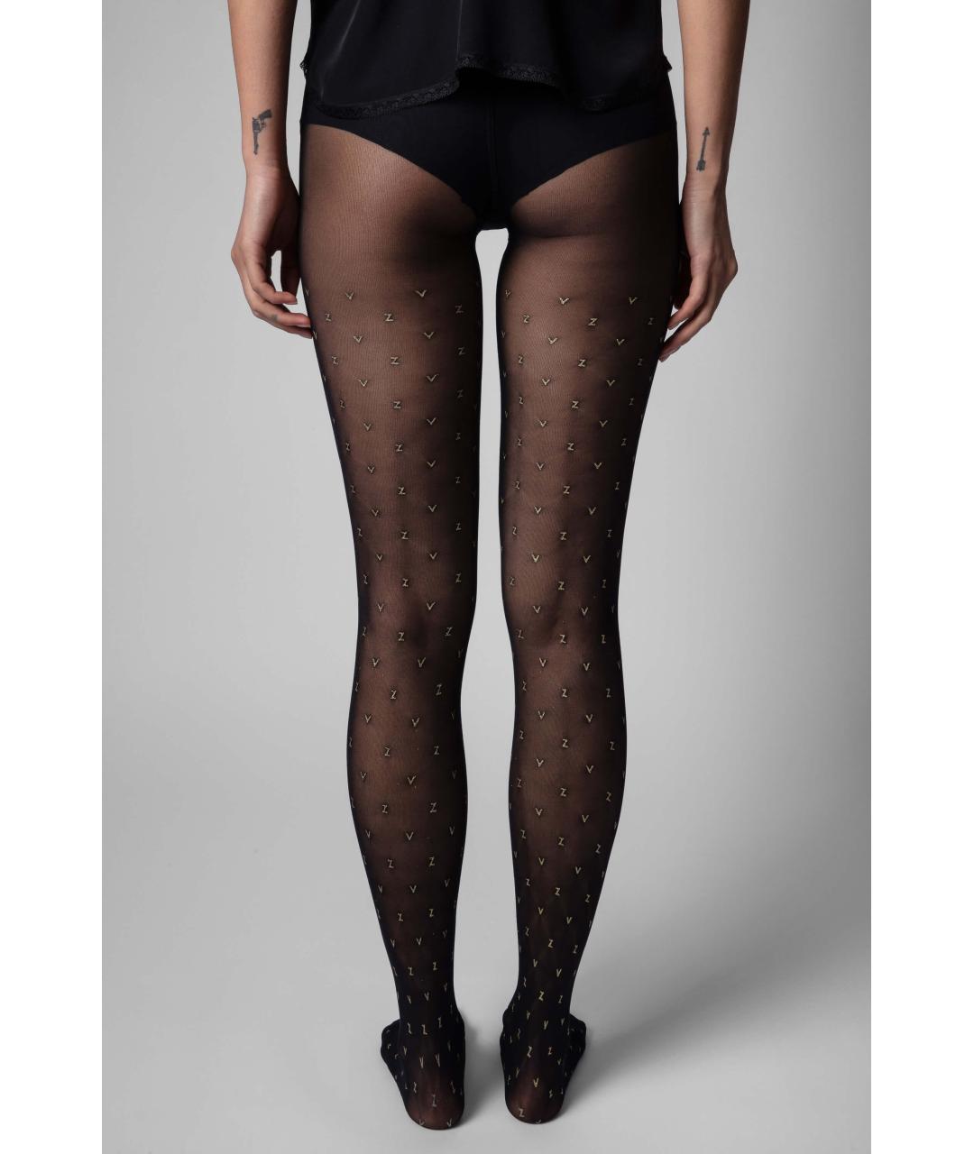 ZADIG & VOLTAIRE Черные носки, чулки и колготы, фото 2