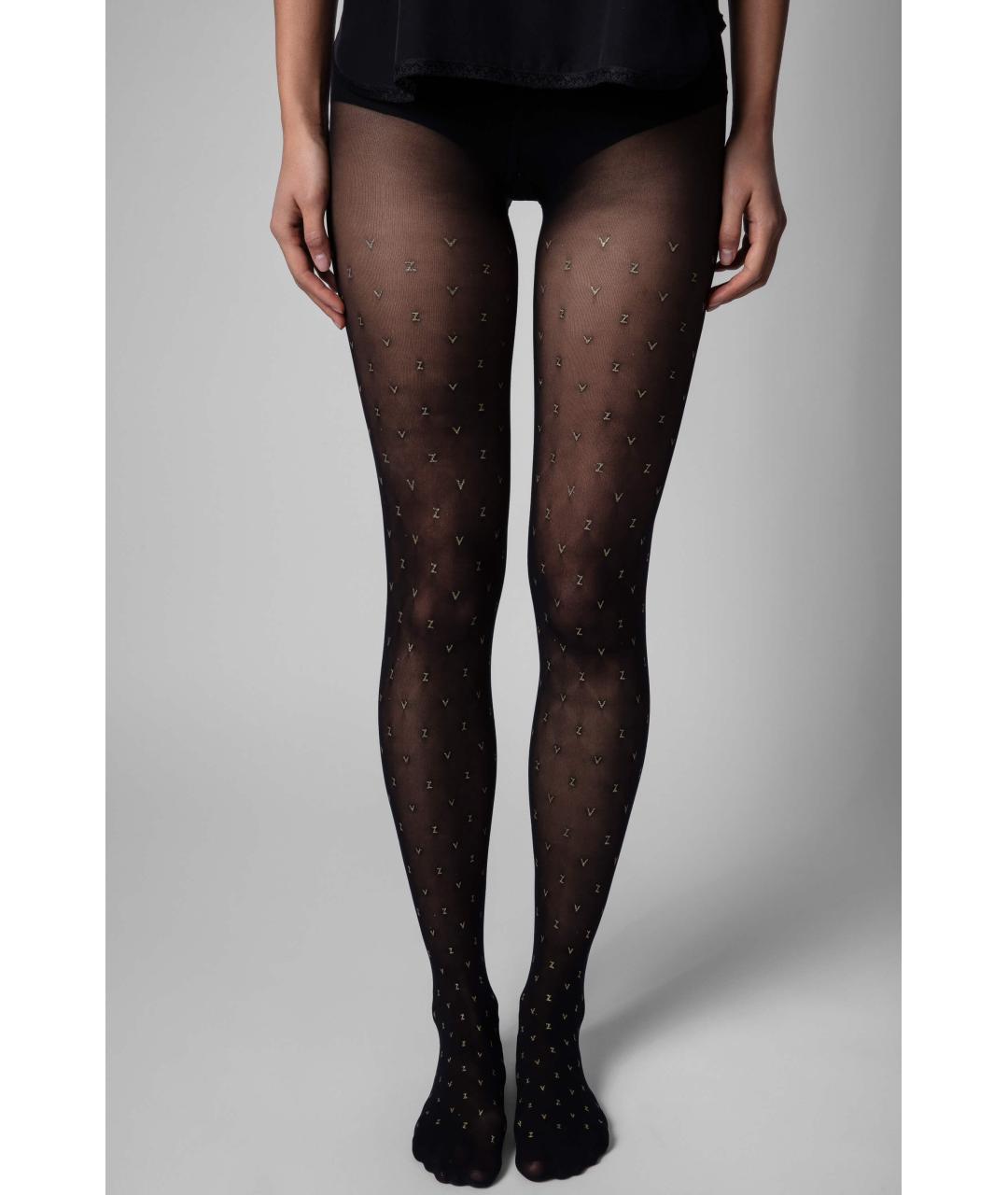 ZADIG & VOLTAIRE Черные носки, чулки и колготы, фото 4