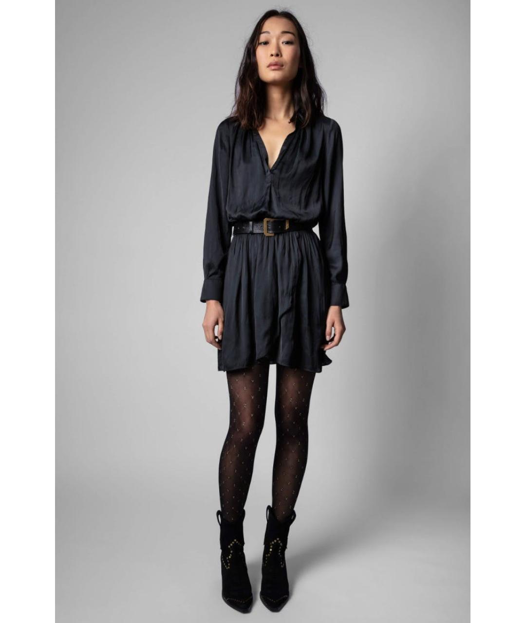 ZADIG & VOLTAIRE Черные носки, чулки и колготы, фото 6