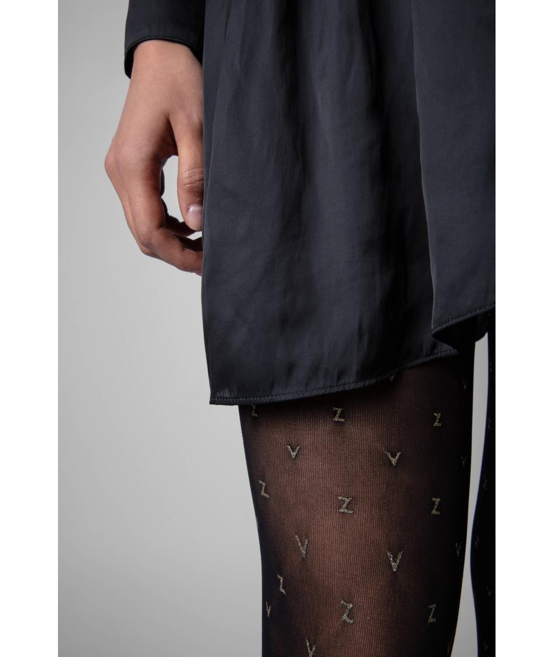 ZADIG & VOLTAIRE Черные носки, чулки и колготы, фото 5