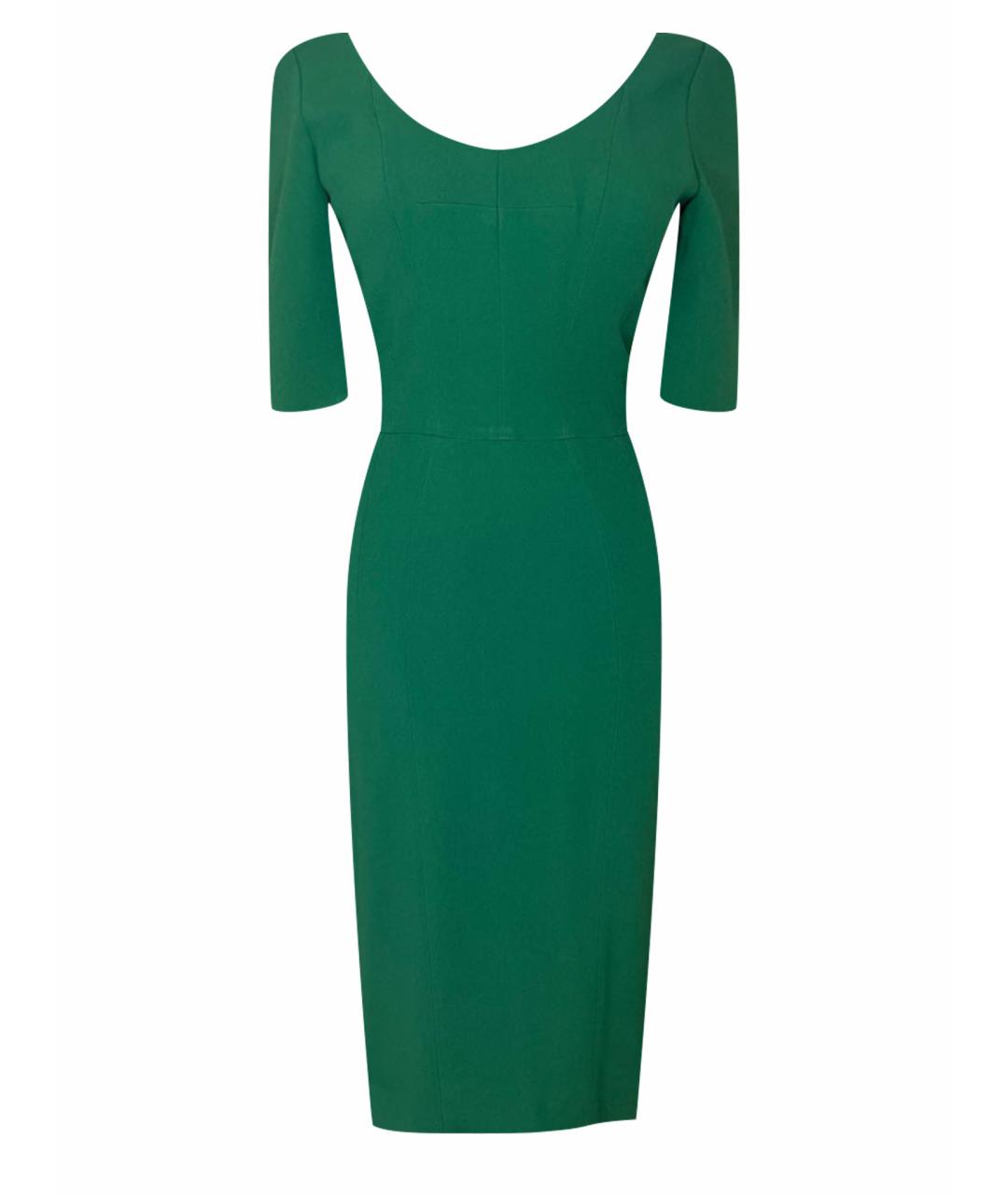 DOLCE&GABBANA Зеленые вискозное платье, фото 1