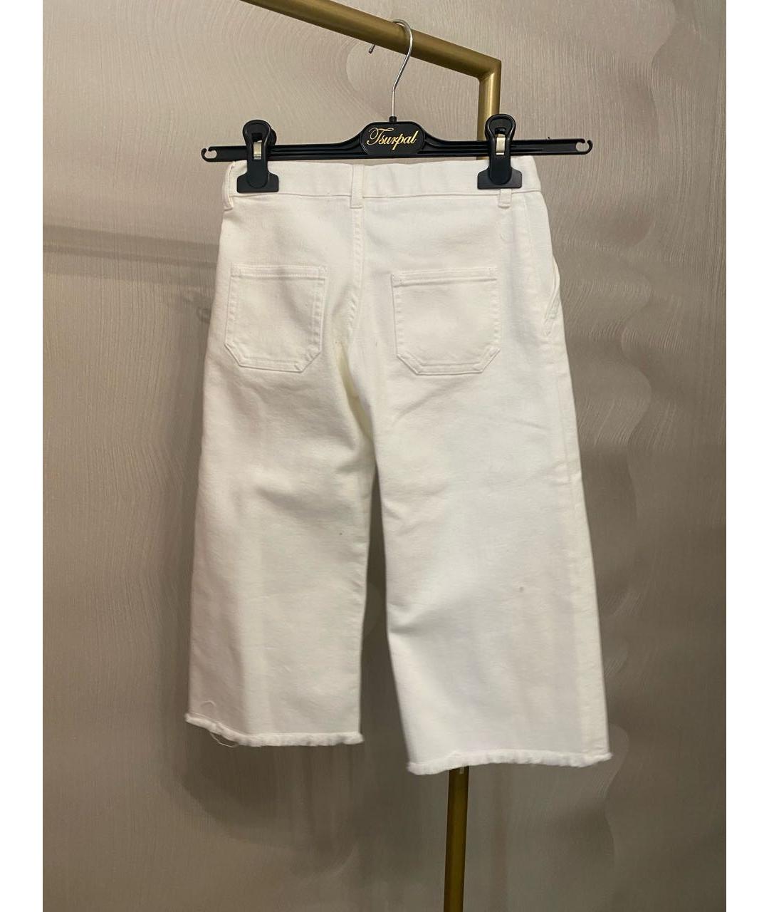 BABY DIOR Белые хлопковые детские джинсы, фото 2