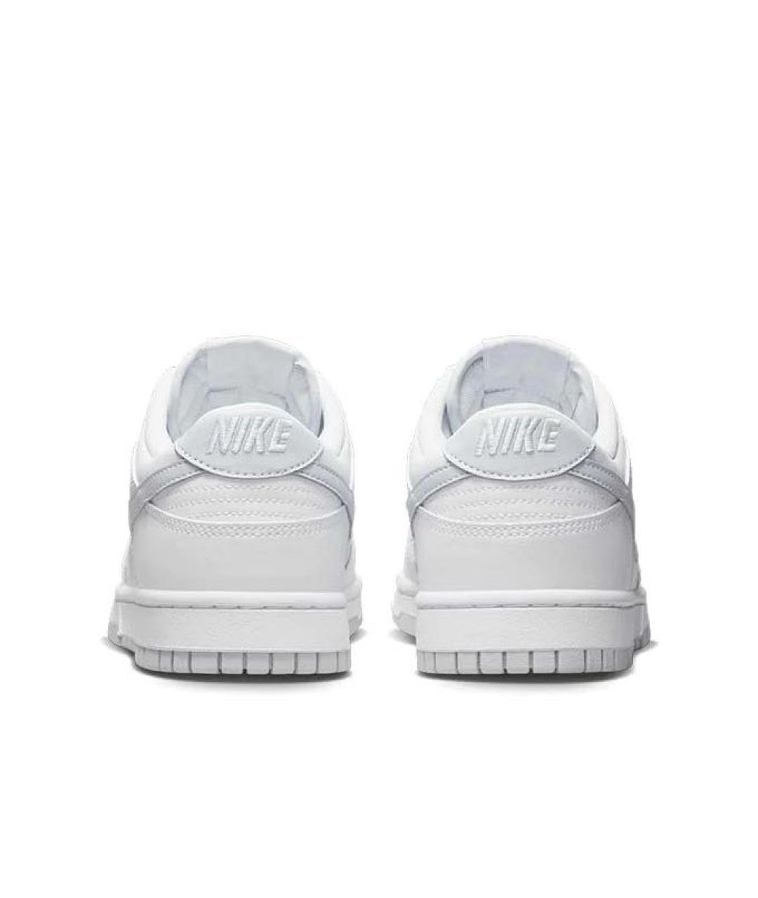 NIKE Белые кожаные низкие кроссовки / кеды, фото 4