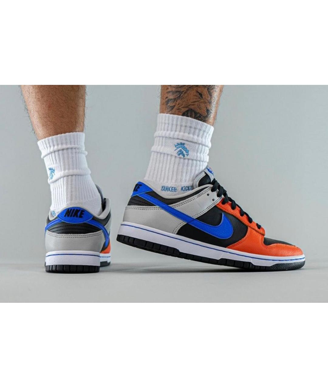 NIKE Мульти кожаные низкие кроссовки / кеды, фото 5