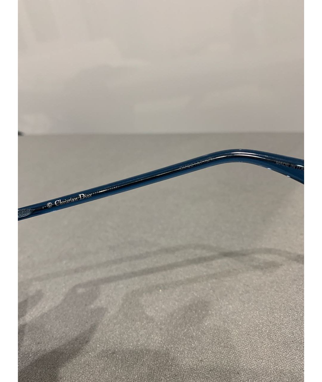 CHRISTIAN DIOR PRE-OWNED Голубые пластиковые солнцезащитные очки, фото 6