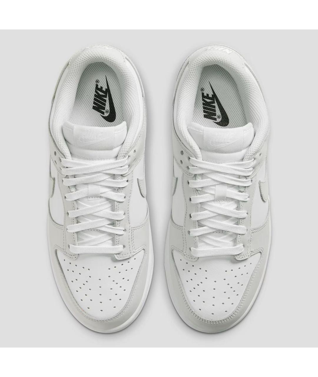 NIKE Серые кожаные кроссовки, фото 4