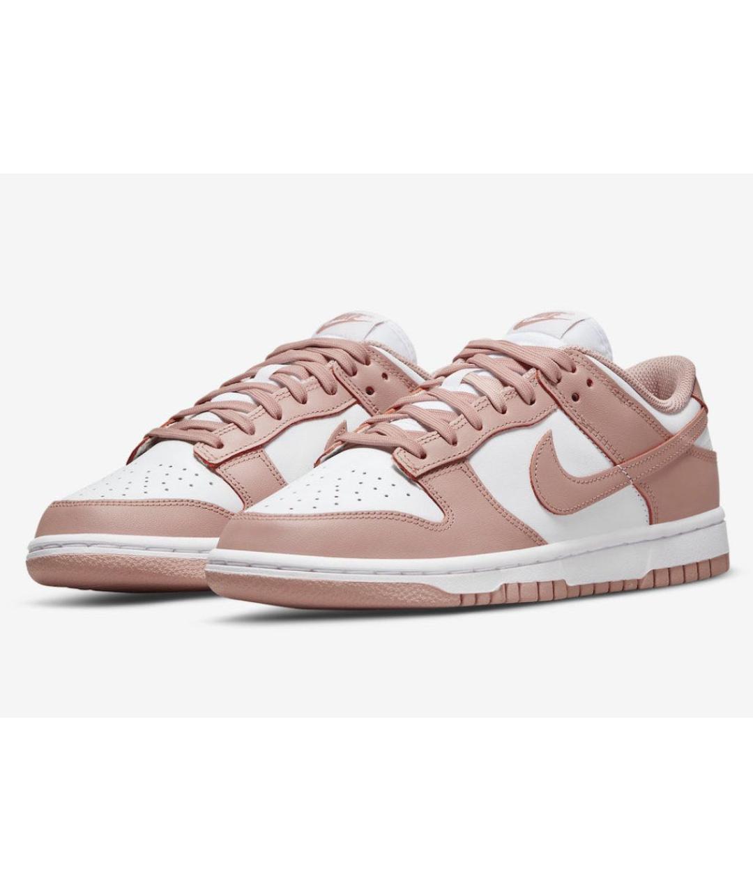 NIKE Розовые кожаные кроссовки, фото 3