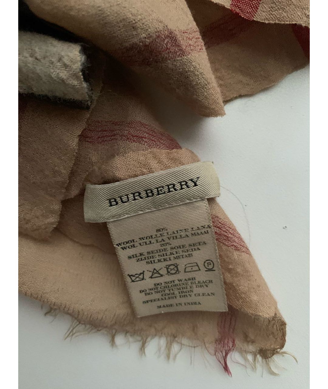 BURBERRY Кашемировый шарф, фото 2