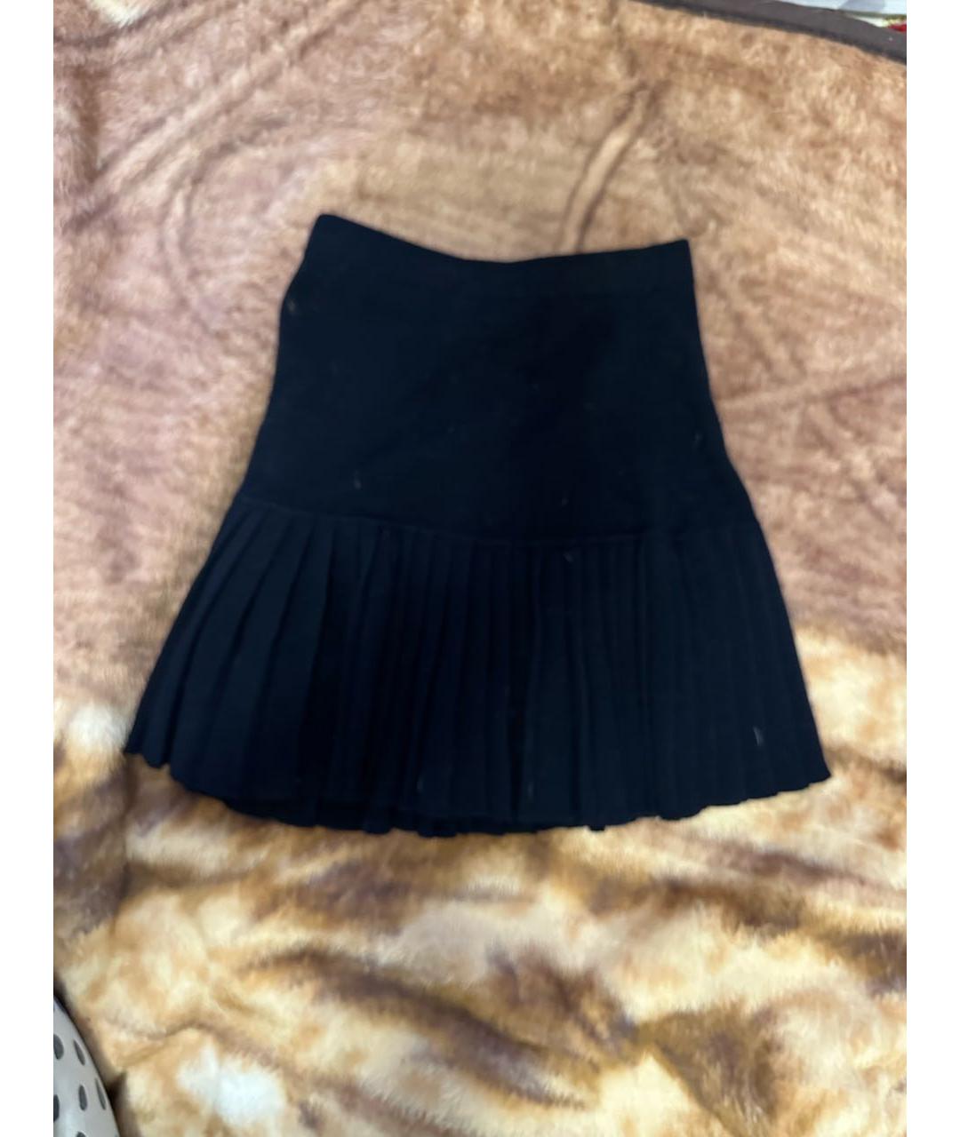 SONIA RYKIEL Черная шерстяная юбка, фото 6