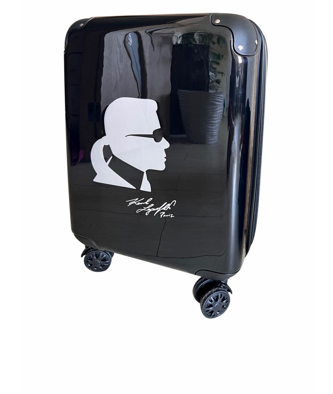 KARL LAGERFELD Черный чемодан, фото 1