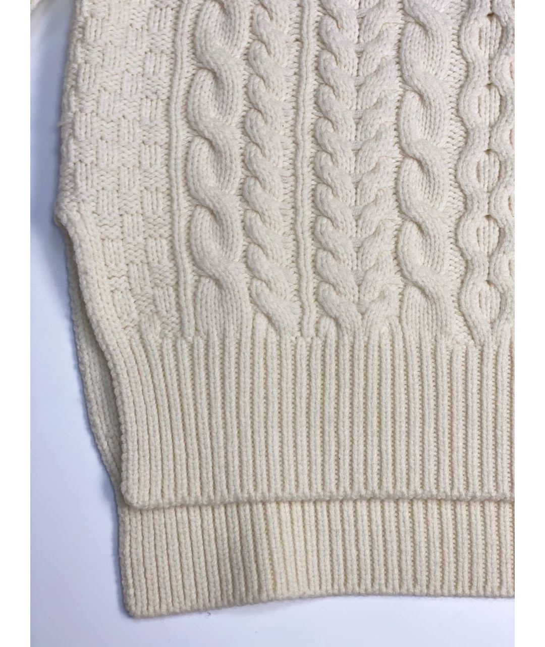 FENDI Белый кашемировый джемпер / свитер, фото 4