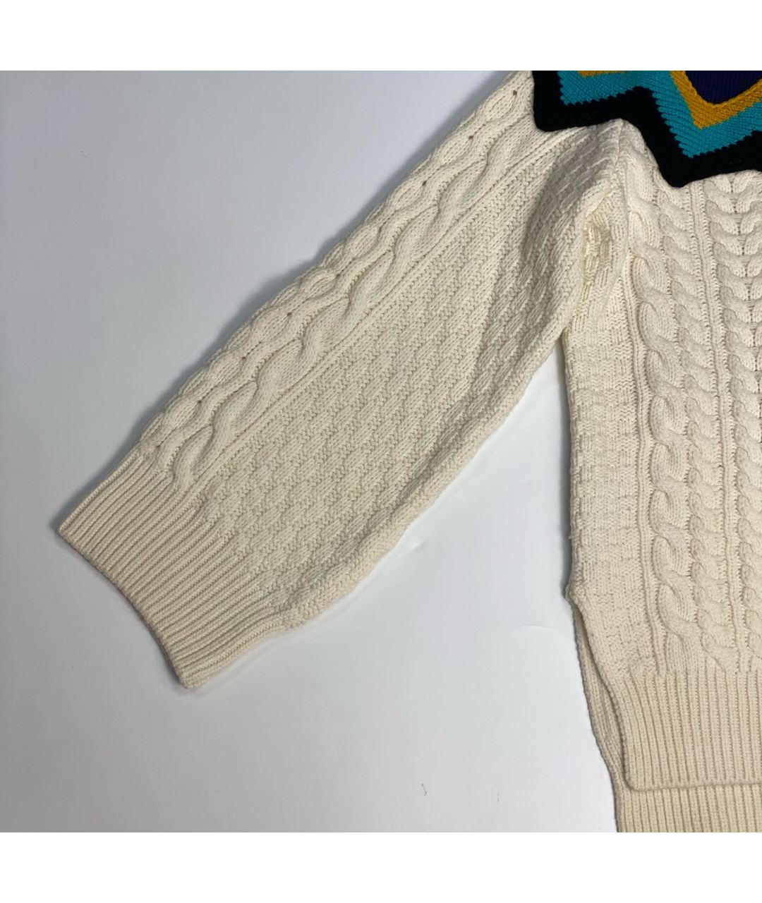 FENDI Белый кашемировый джемпер / свитер, фото 2