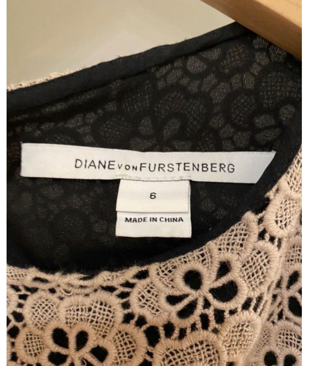 DIANE VON FURSTENBERG Розовое кружевное повседневное платье, фото 2