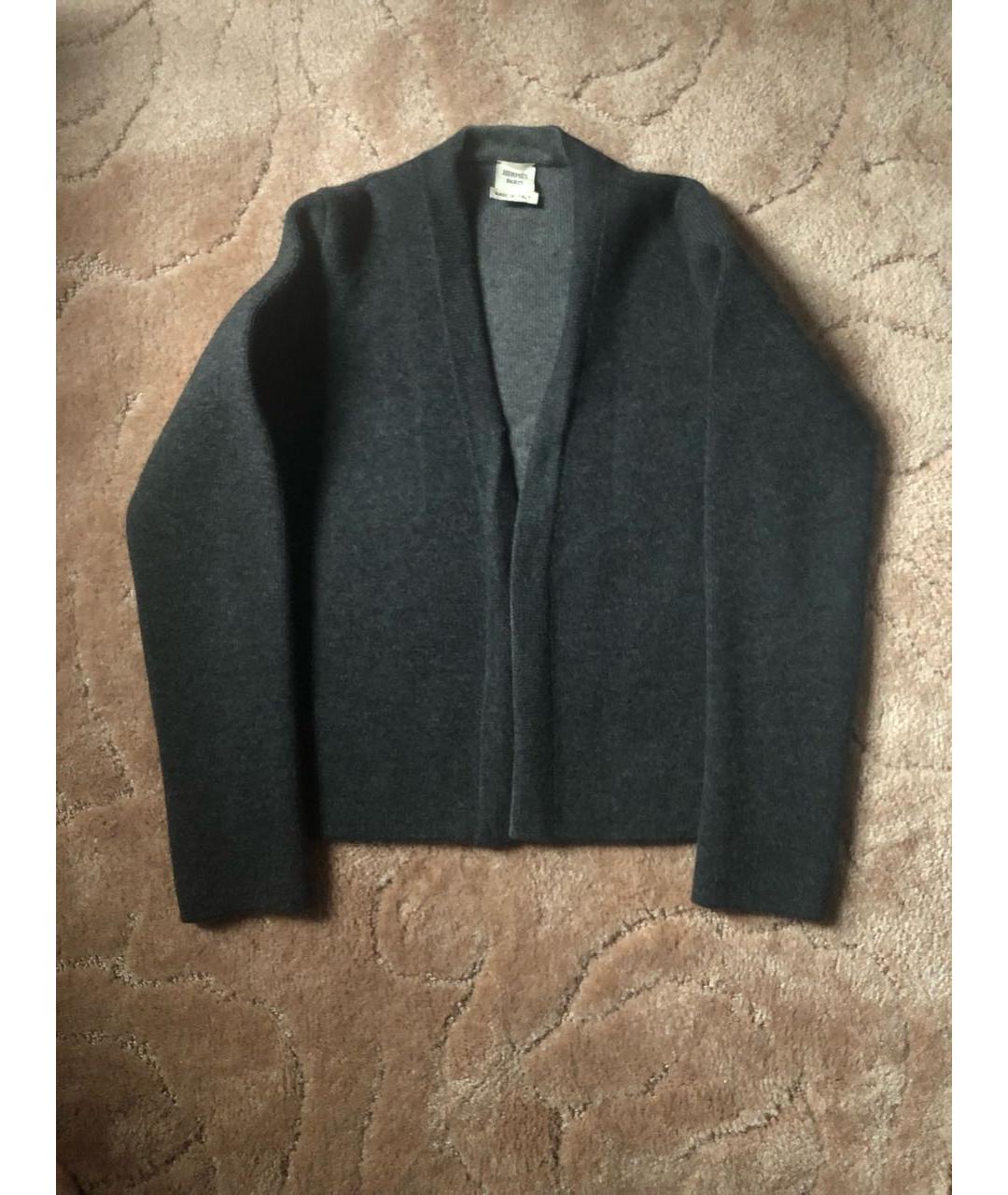 HERMES PRE-OWNED Серый кашемировый жакет/пиджак, фото 6