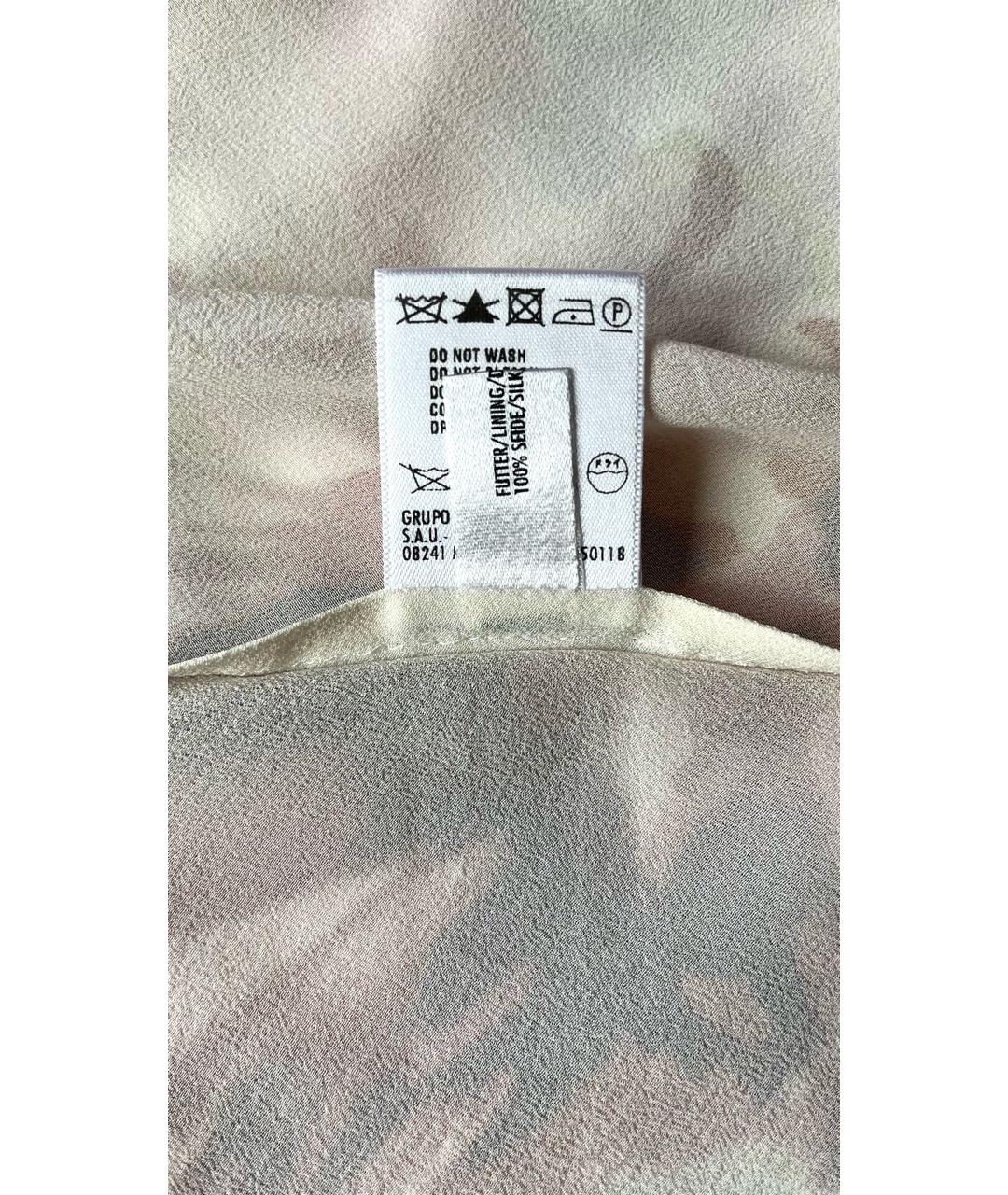 ESCADA Мульти шелковое повседневное платье, фото 8