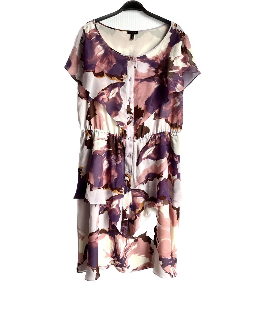 ESCADA Мульти шелковое повседневное платье, фото 9