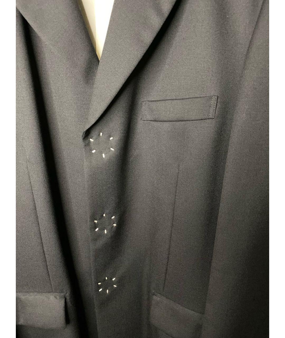 COMME DES GARÇONS Черный шерстяной пиджак, фото 4