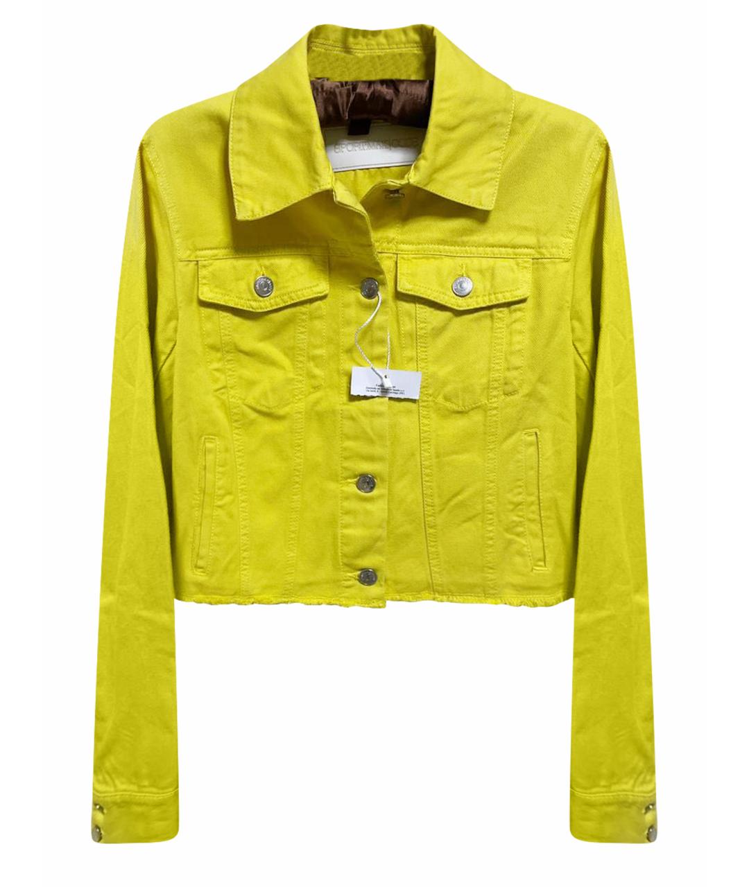 SPORT MAX CODE Желтая хлопковая куртка, фото 1
