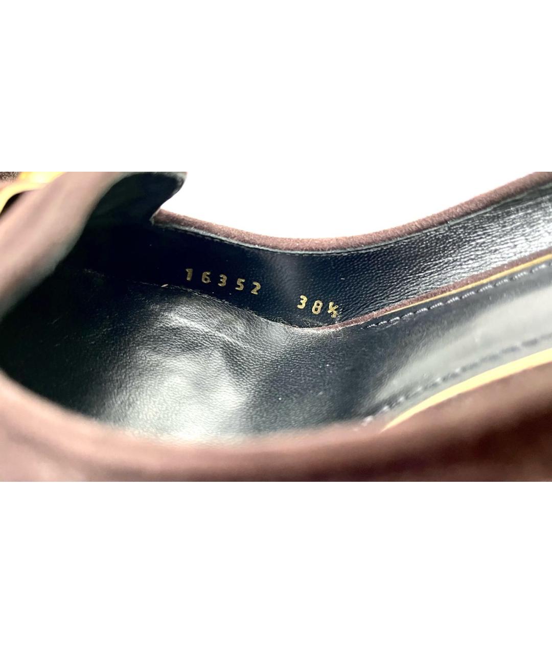 DOLCE&GABBANA Коричневые замшевые туфли, фото 3