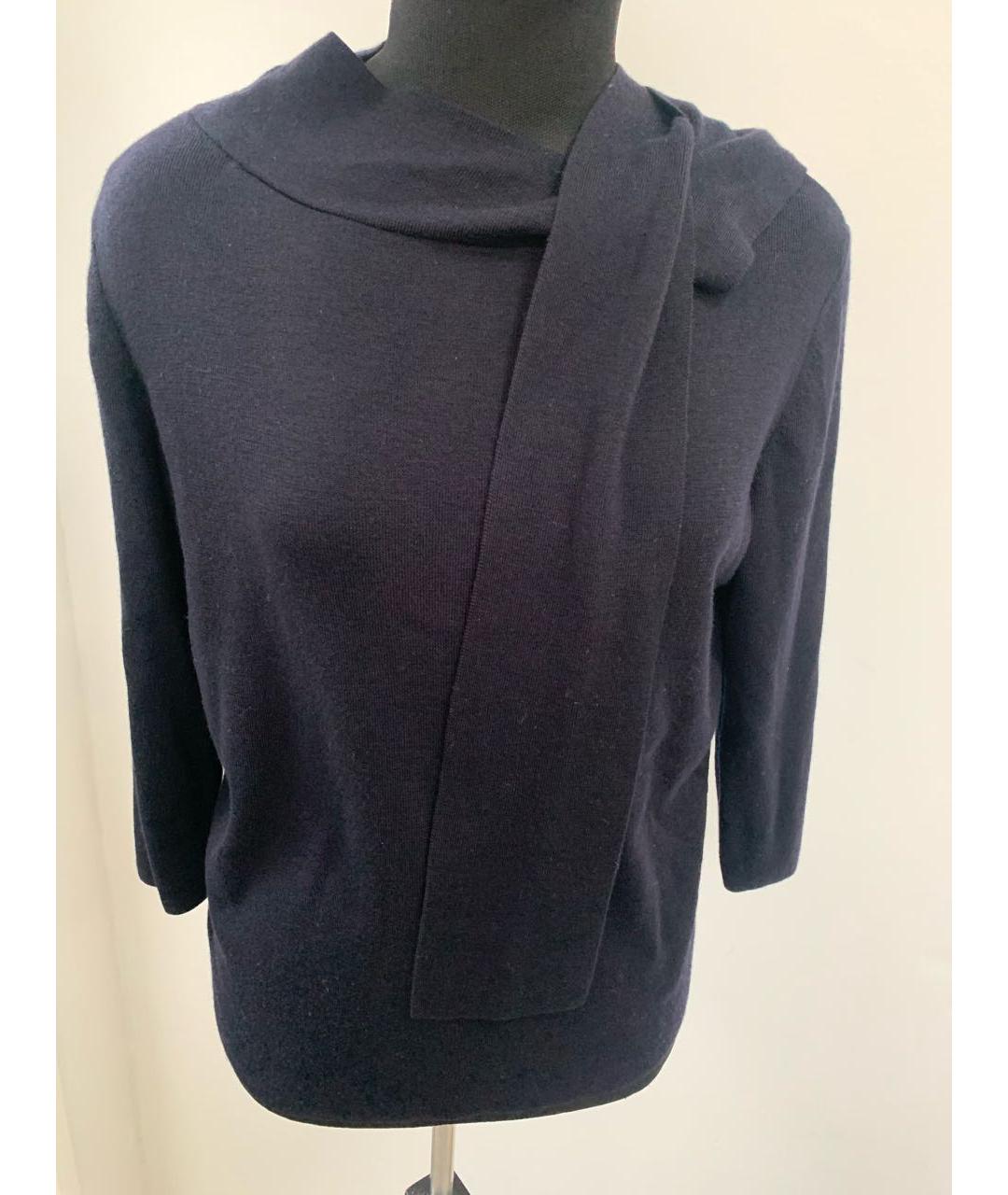 COS Темно-синий шерстяной джемпер / свитер, фото 9